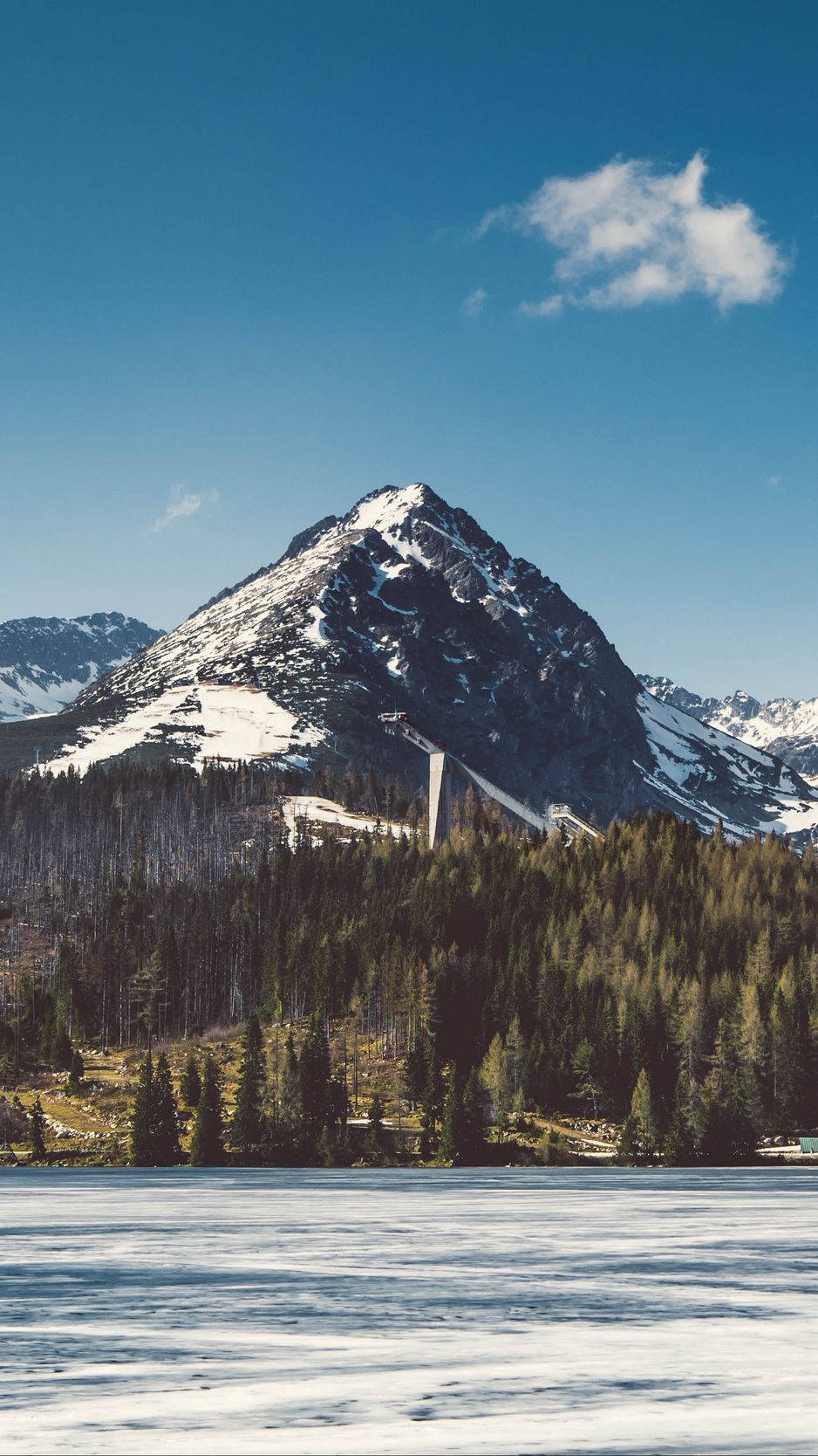 Slovakia Mountain With Snow Wallpaper