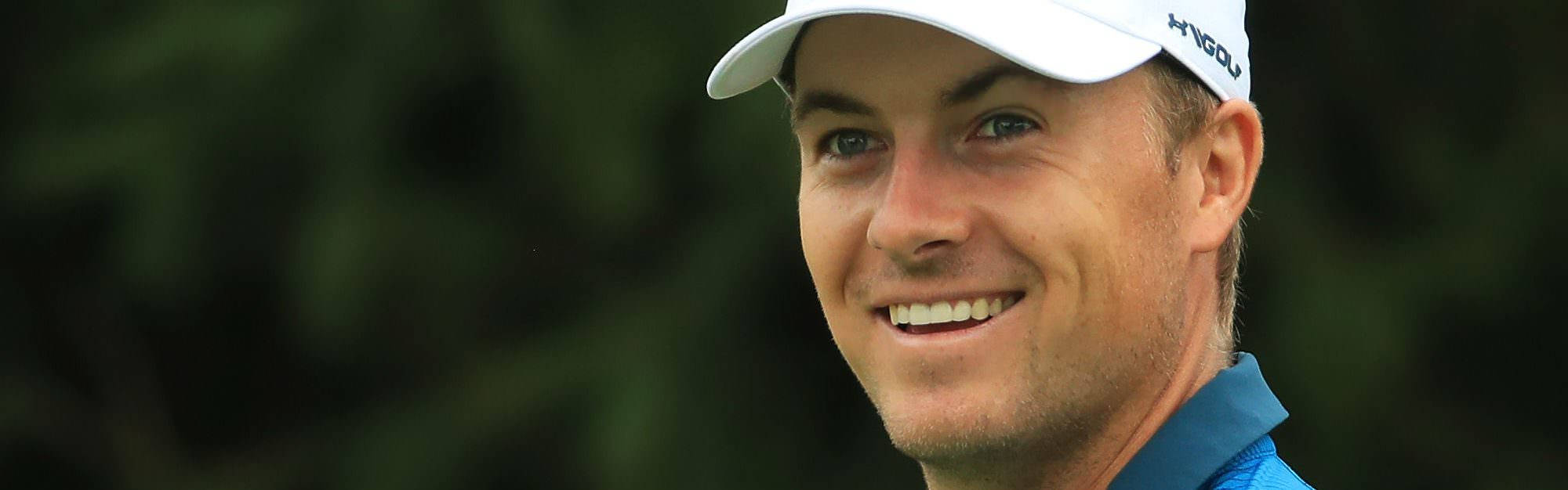 Smiling Jordan Spieth Close Up Wallpaper