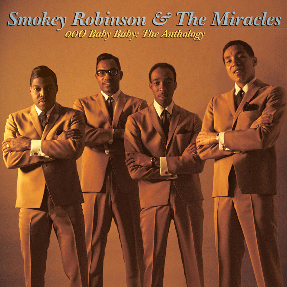 Smokey Robinsonand The Miracles Anthology Album Cover Wallpaper