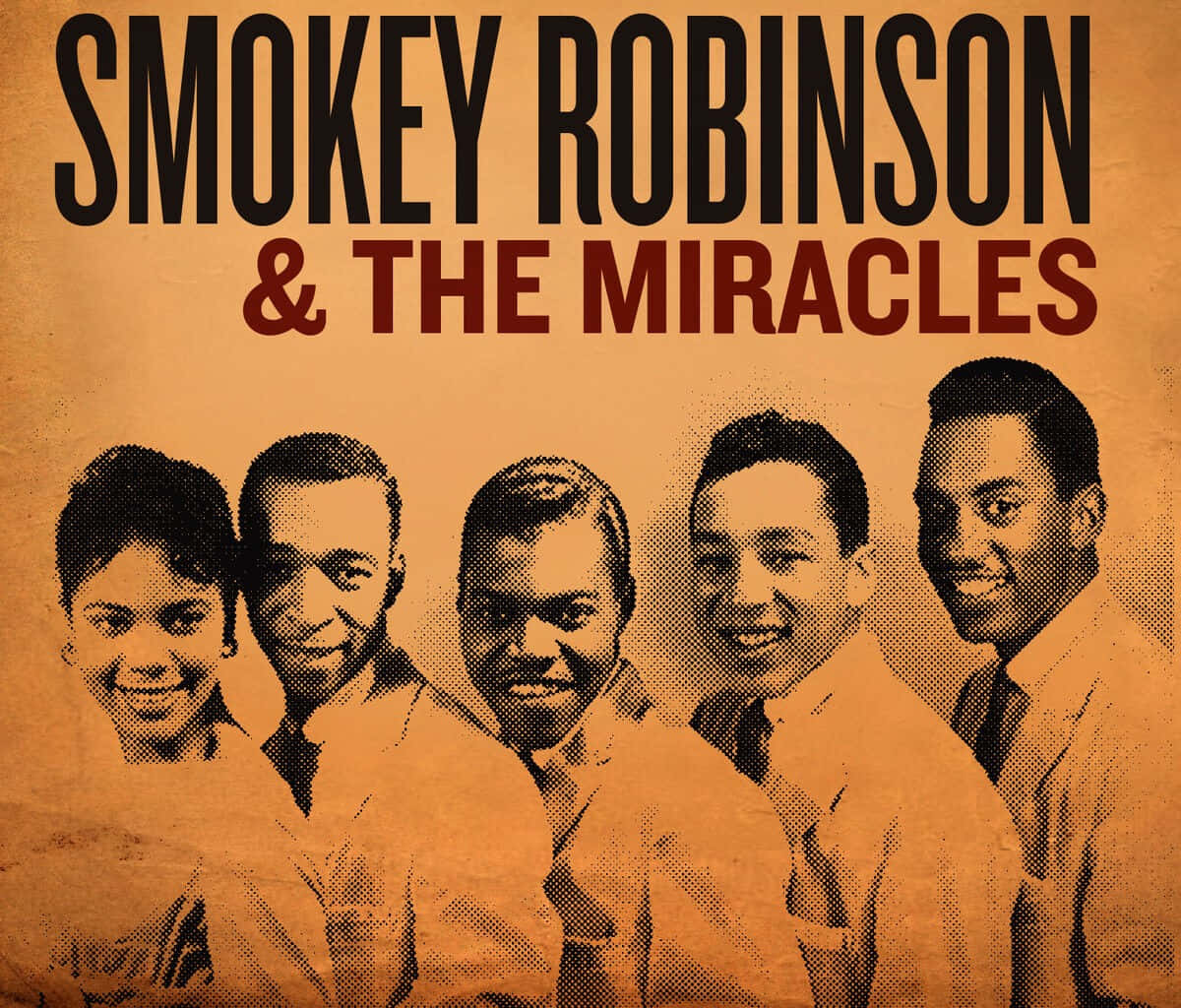 Smokey Robinsonand The Miracles Vintage Poster Wallpaper