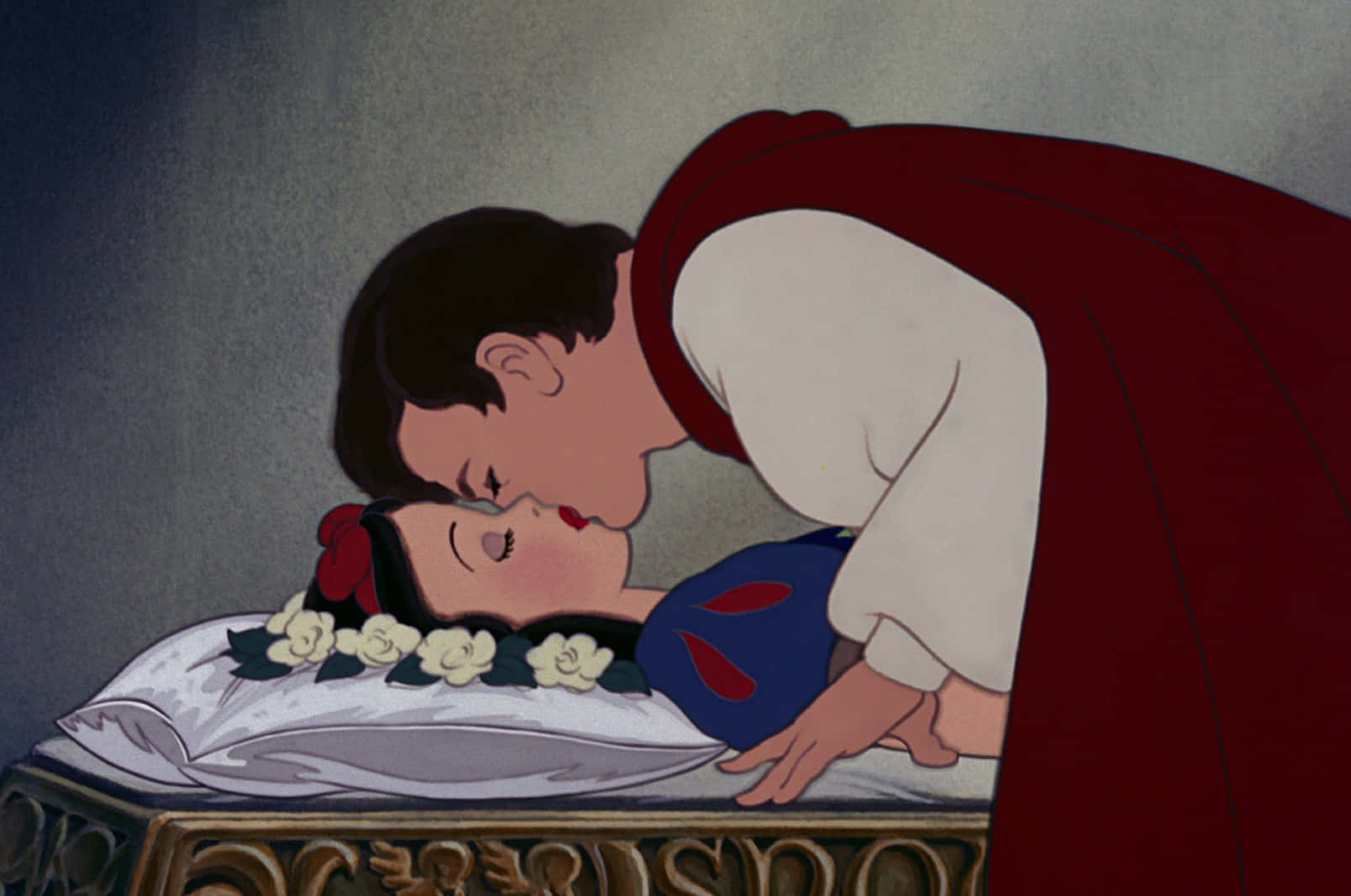 Snow White And The Seven Dwarfs Kiss Wallpaper