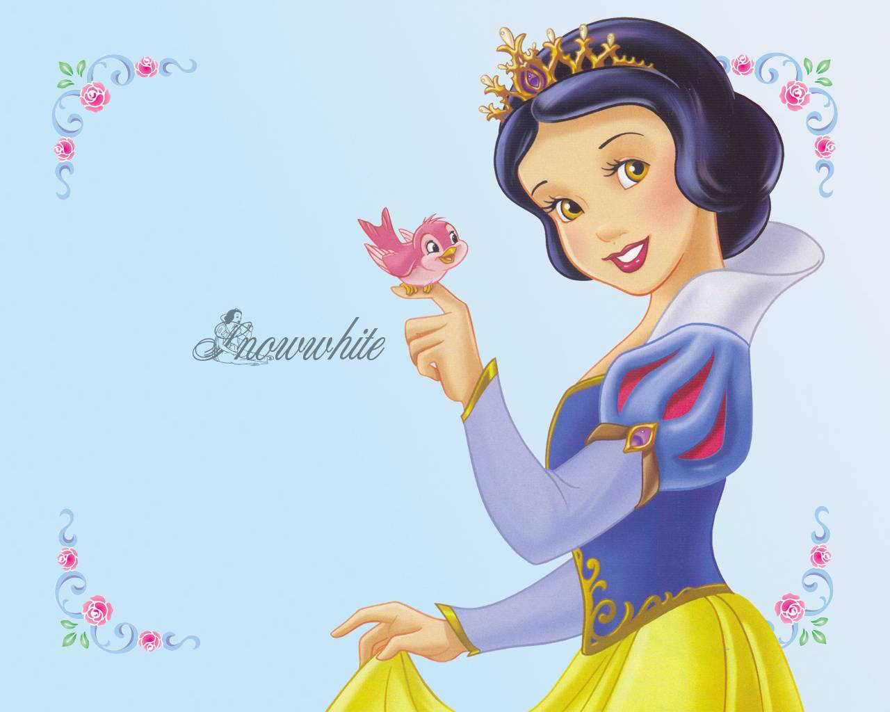 Snow White Graphic Poster Wallpaper