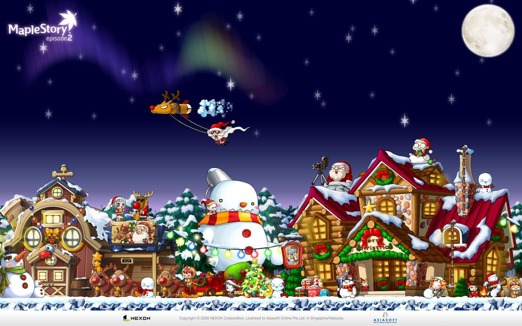 Snowman Maplestory Wallpaper