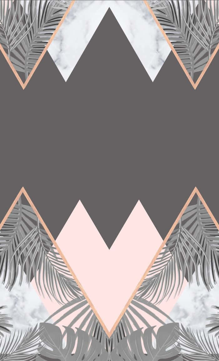 Soft Modern Pastel Palette In Shades Of Grey And Pink Wallpaper