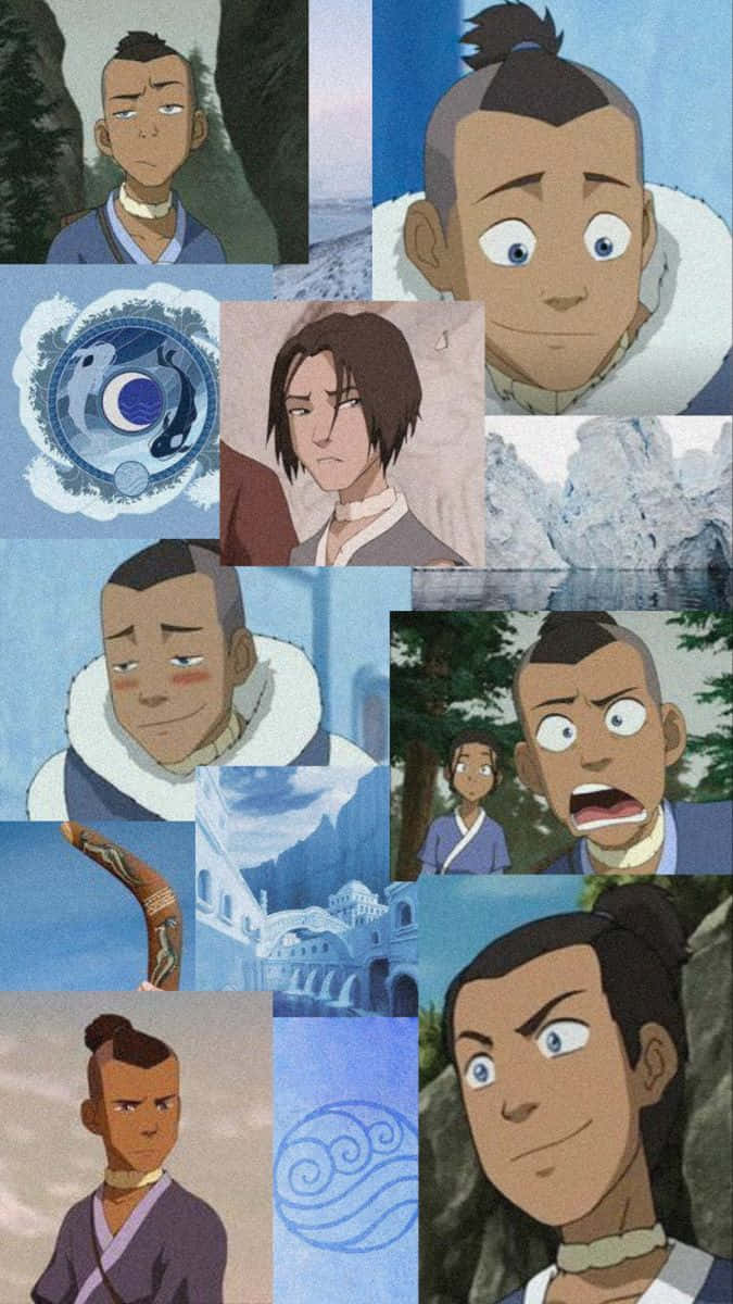 Sokka Collage Art Wallpaper