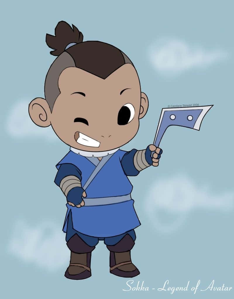 Sokka Cute Cartoon Wallpaper