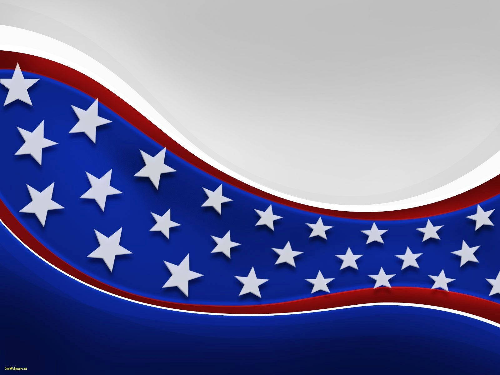 Solid Patriotic Colors Wallpaper