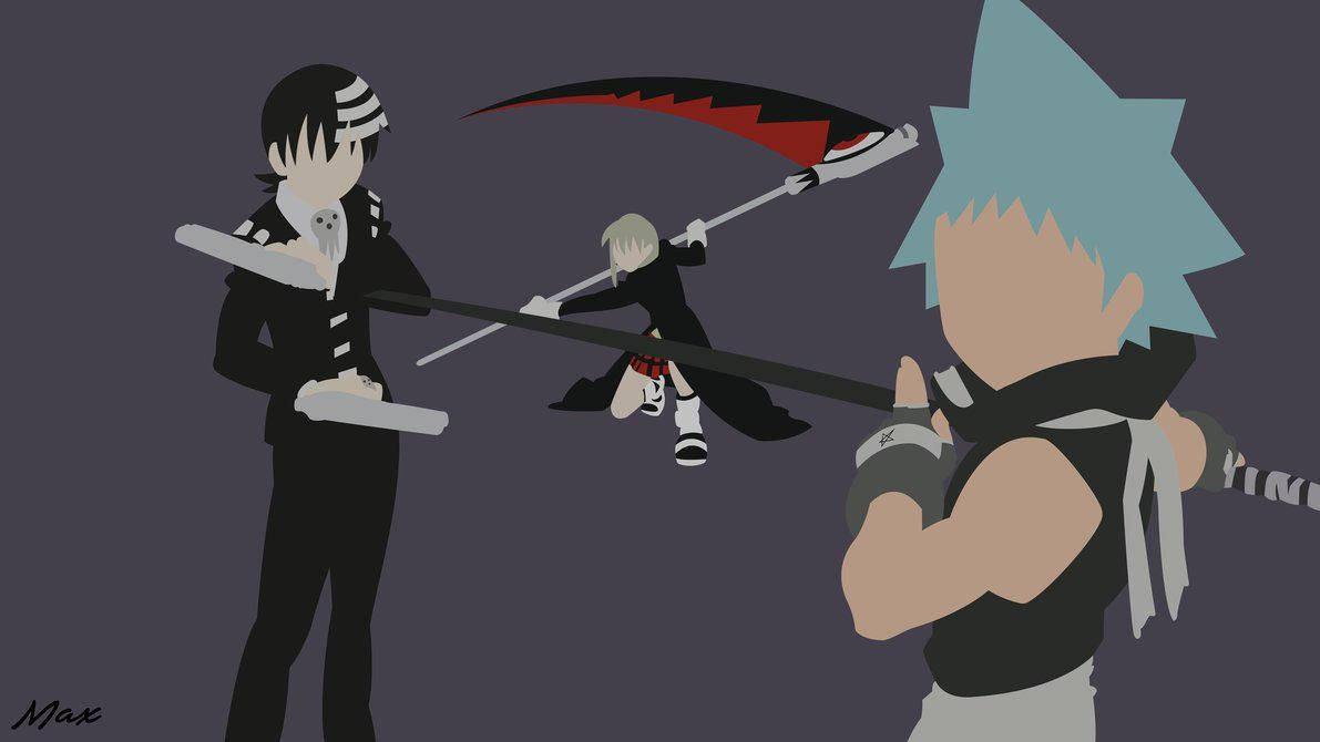 Soul Eater Minimalist Vector Art Wallpaper