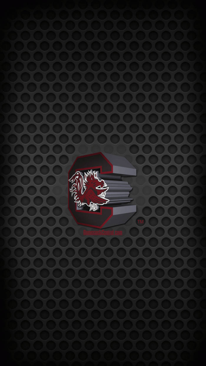 South Carolina Gamecocks 3d Black Portrait Wallpaper