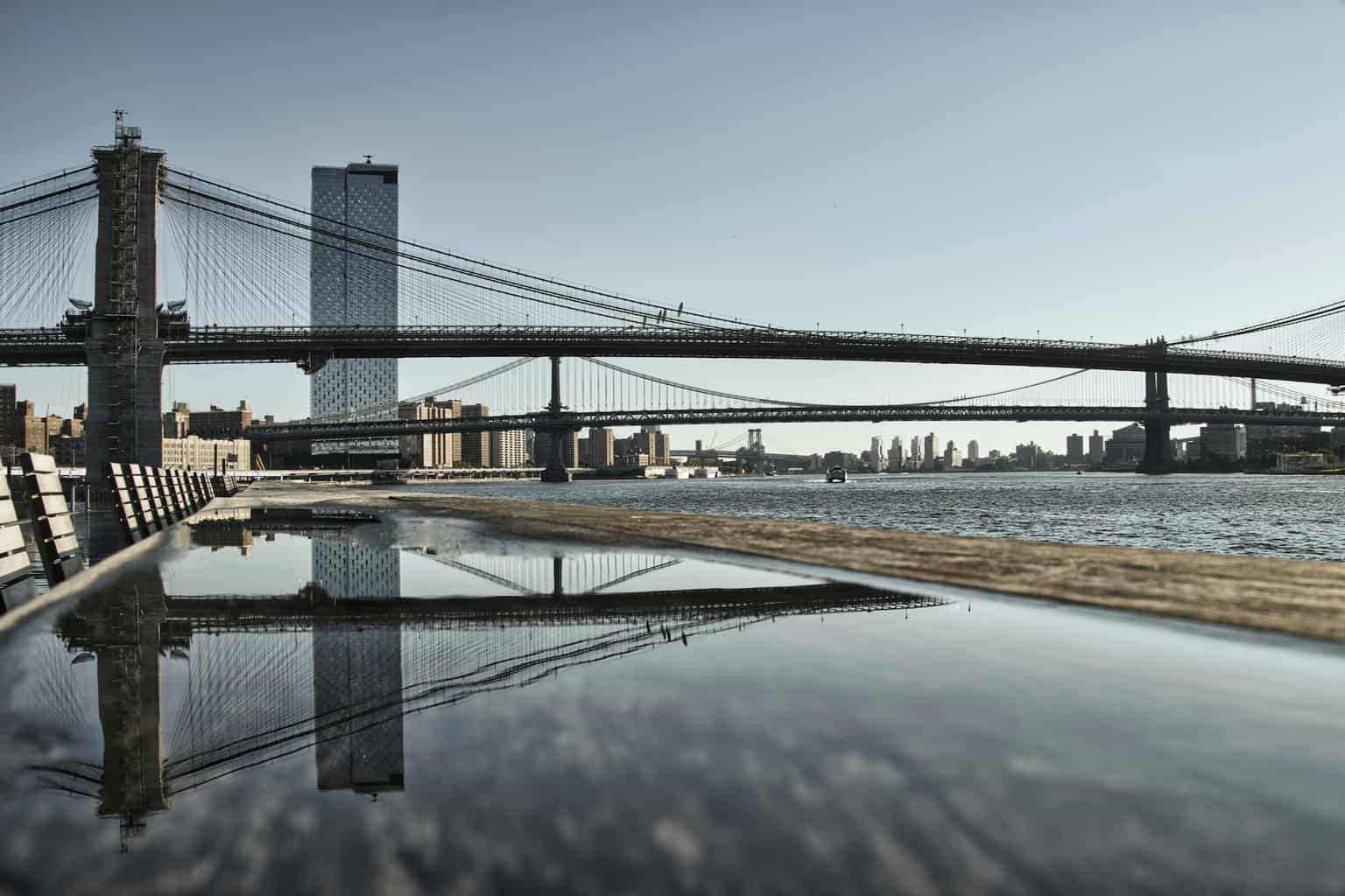 South Street Seaport Bridge Wallpaper