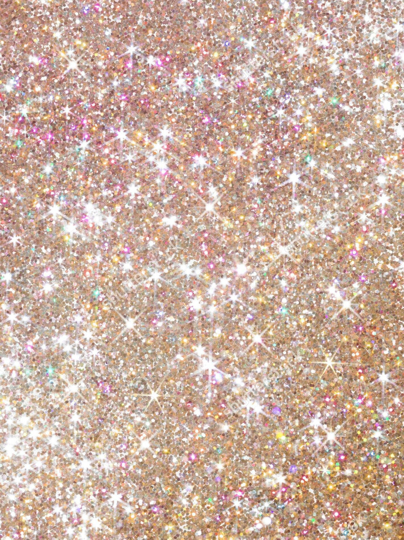 Sparkly Gold Glitter Phone Wallpaper