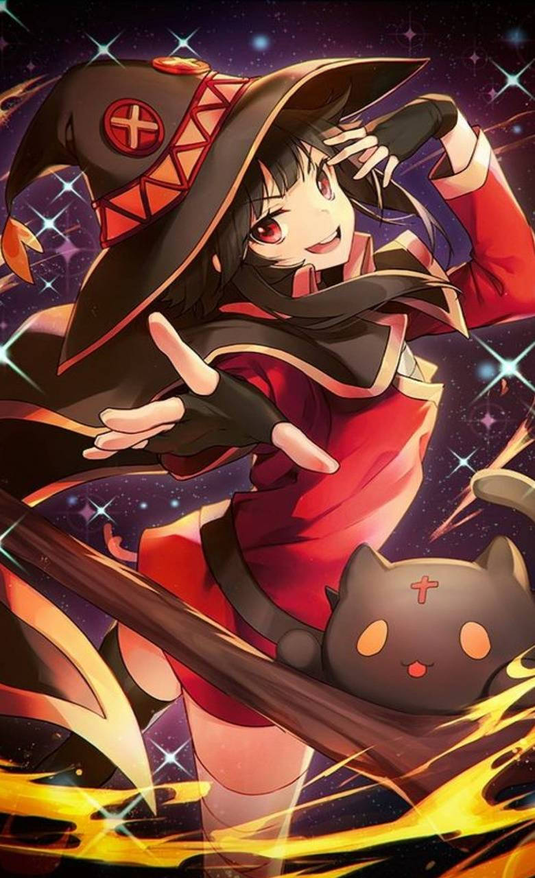 Sparkly Megumin Fanart Wallpaper