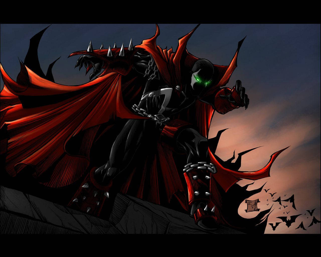 Spawn Cartoon Art Wallpaper