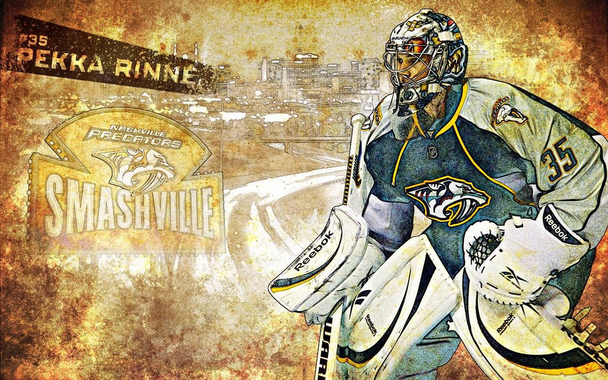 Spectacular Pekka Rinne Fan Art From The Nashville Predators Wallpaper