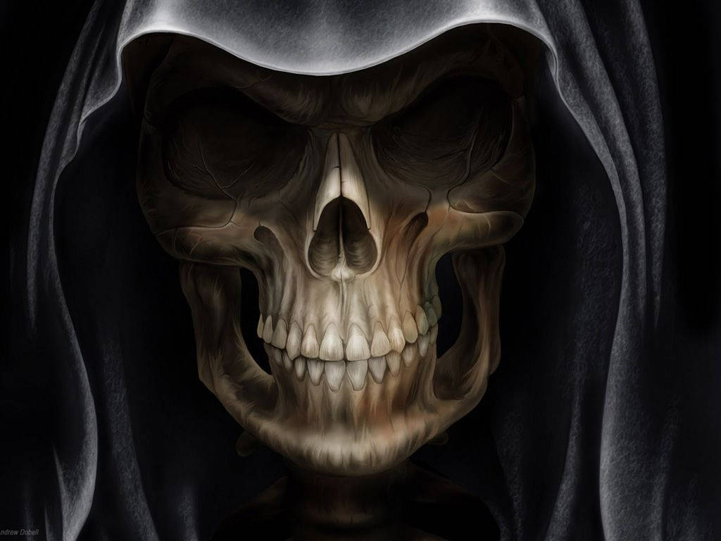 Spectral Skull Ghost Wallpaper