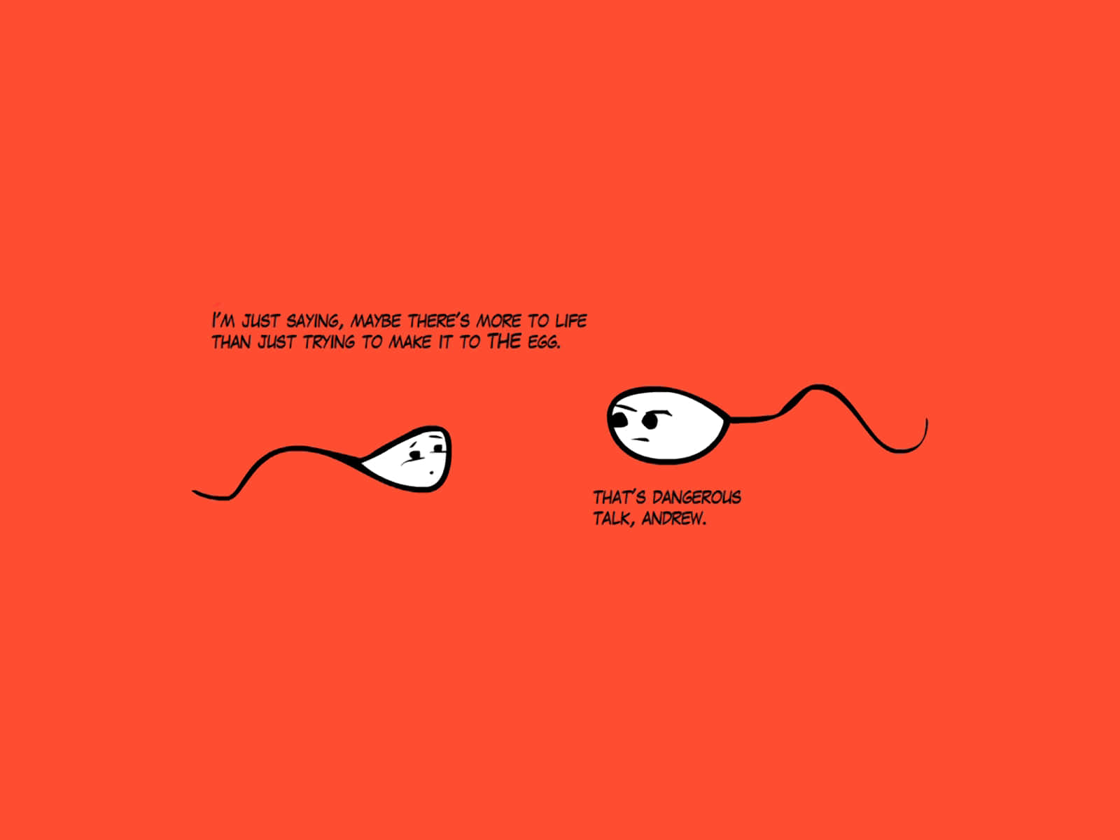 Sperm Meme Desktop Wallpaper