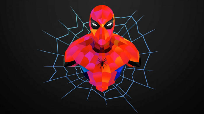 Spider-man Web Marvel Aesthetic Wallpaper