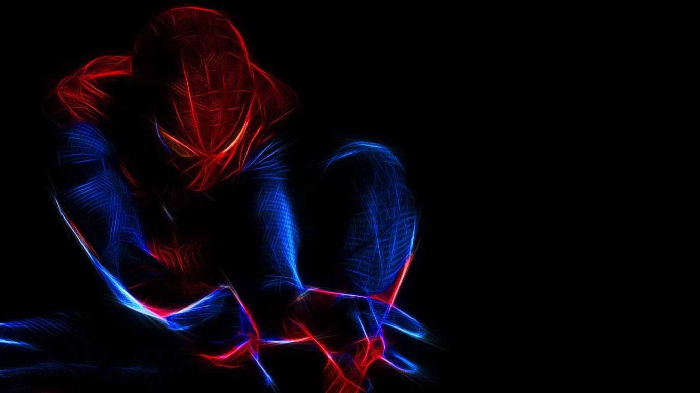 Spiderman 1366x768 Melancholy Wallpaper