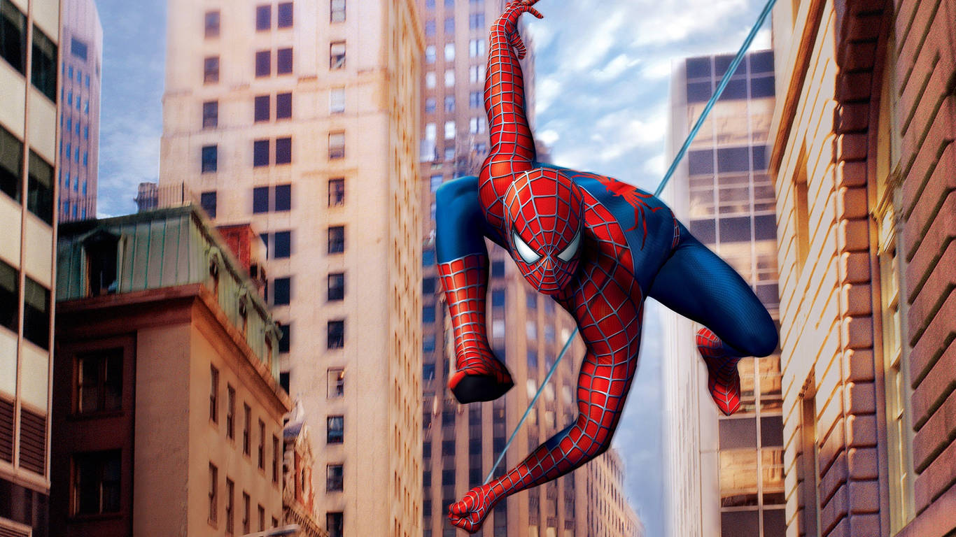 Spiderman 1366x768 Morning Wallpaper