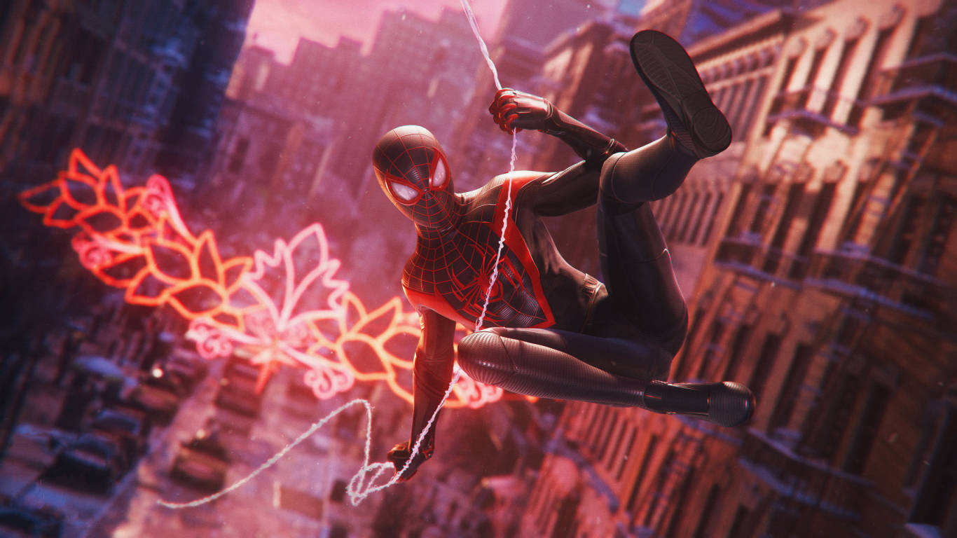 Spiderman Ready To Tackle Any Challenges Wallpaper