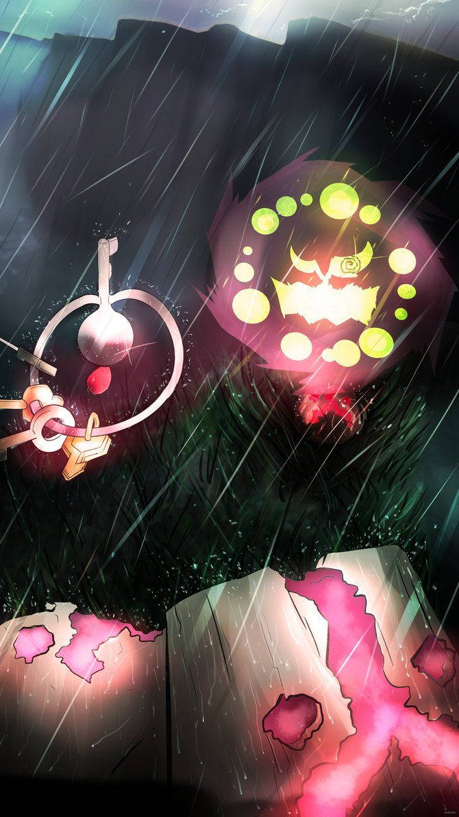 Spiritomb In The Rain Wallpaper