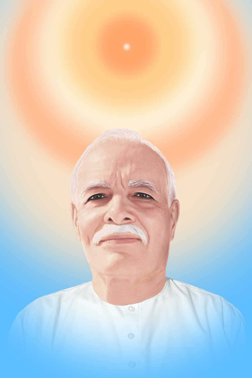 Spiritual Leader Illustration Wallpaper