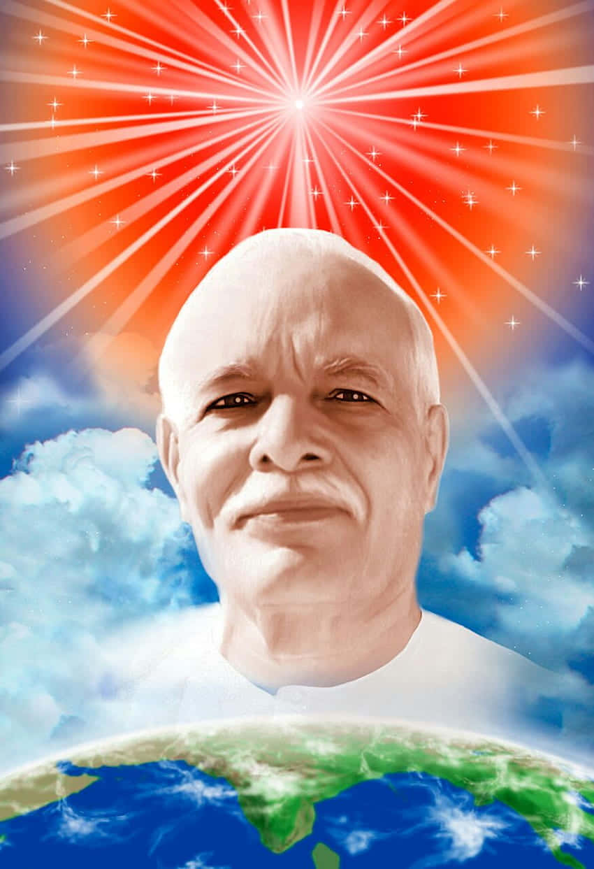 Spiritual Leader Over Earth Wallpaper