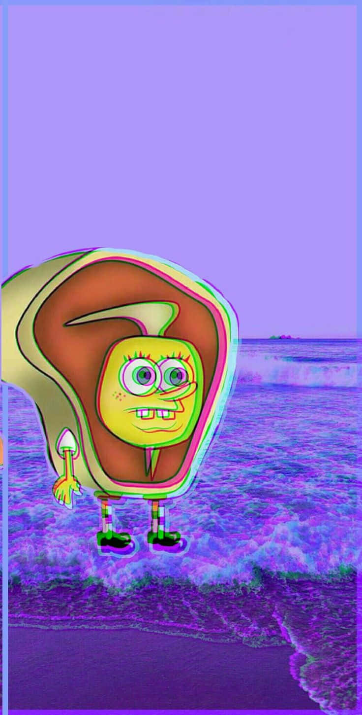 Spongebob Iphone 736 X 1450 Wallpaper