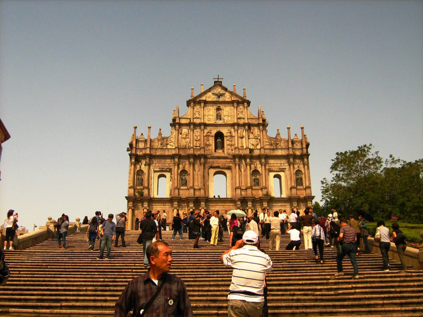 St Paul Ruins Macau Stairs Wallpaper