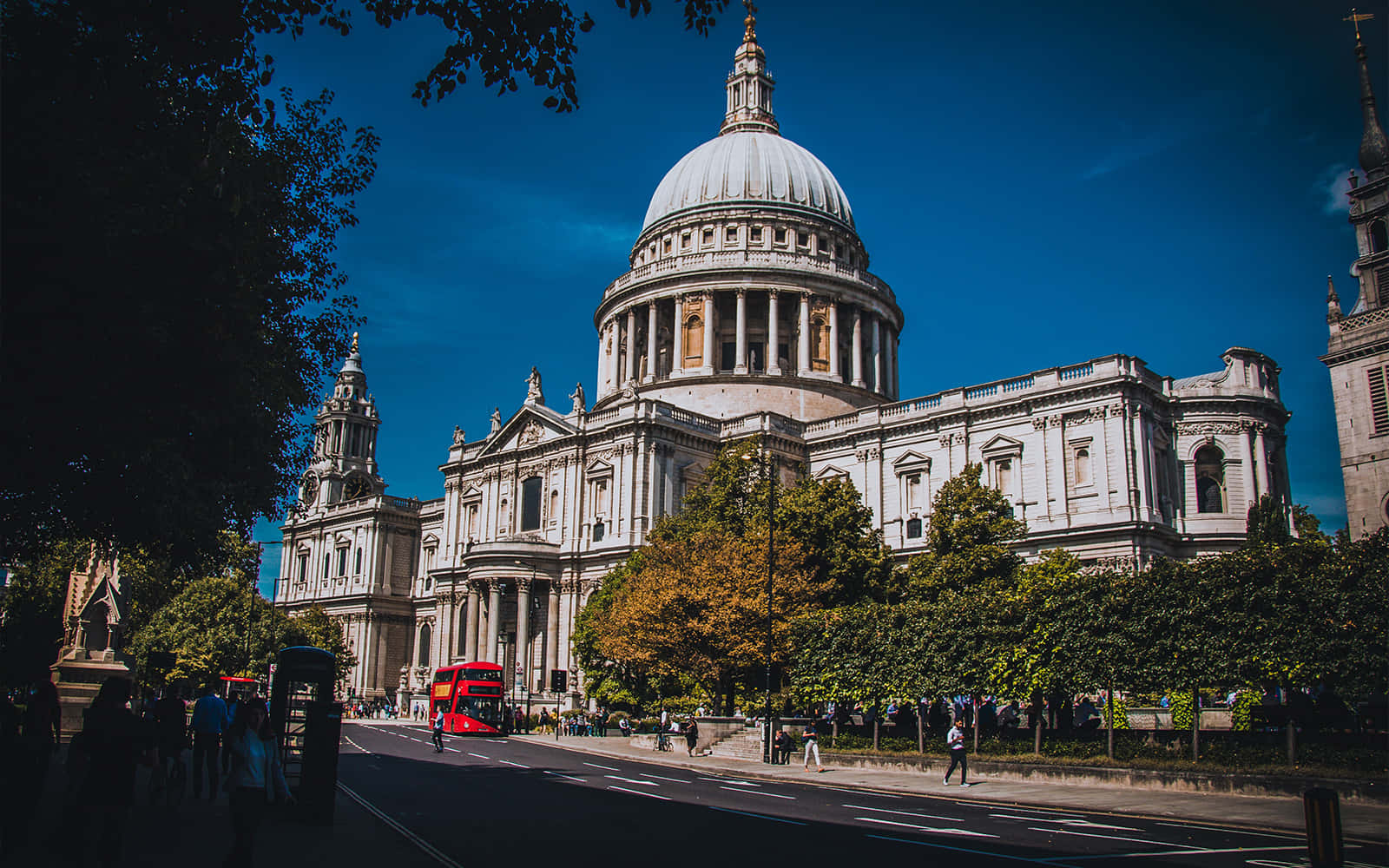 St. Paul's Cathedral Low Light Photography Wallpaper