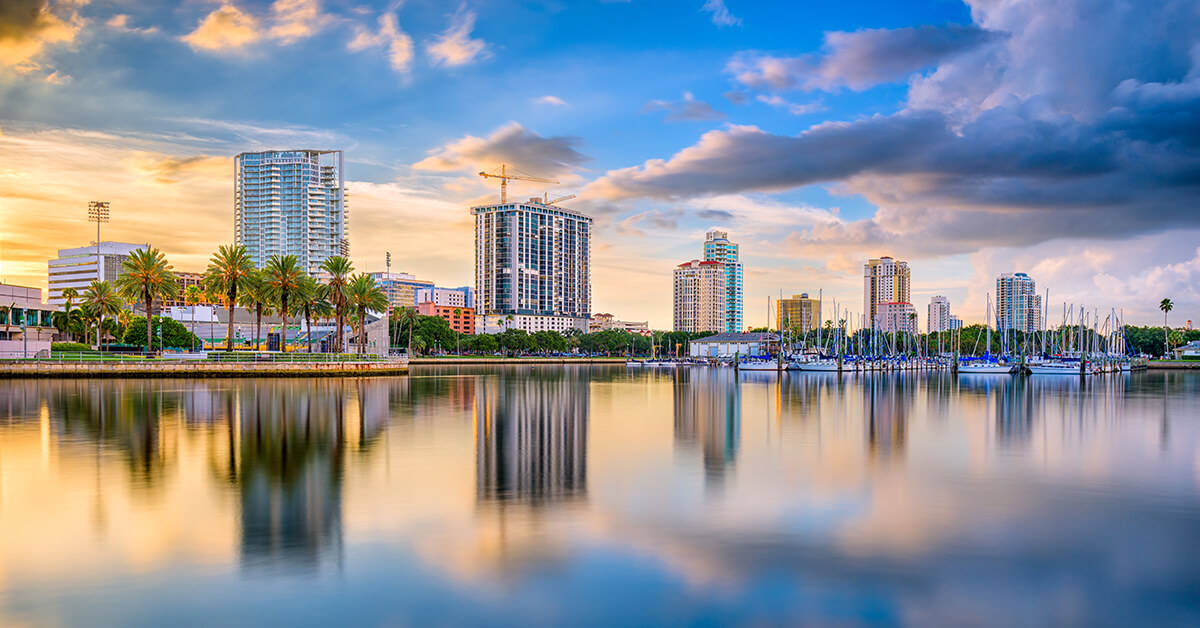 St Petersburg Panoramic View Wallpaper