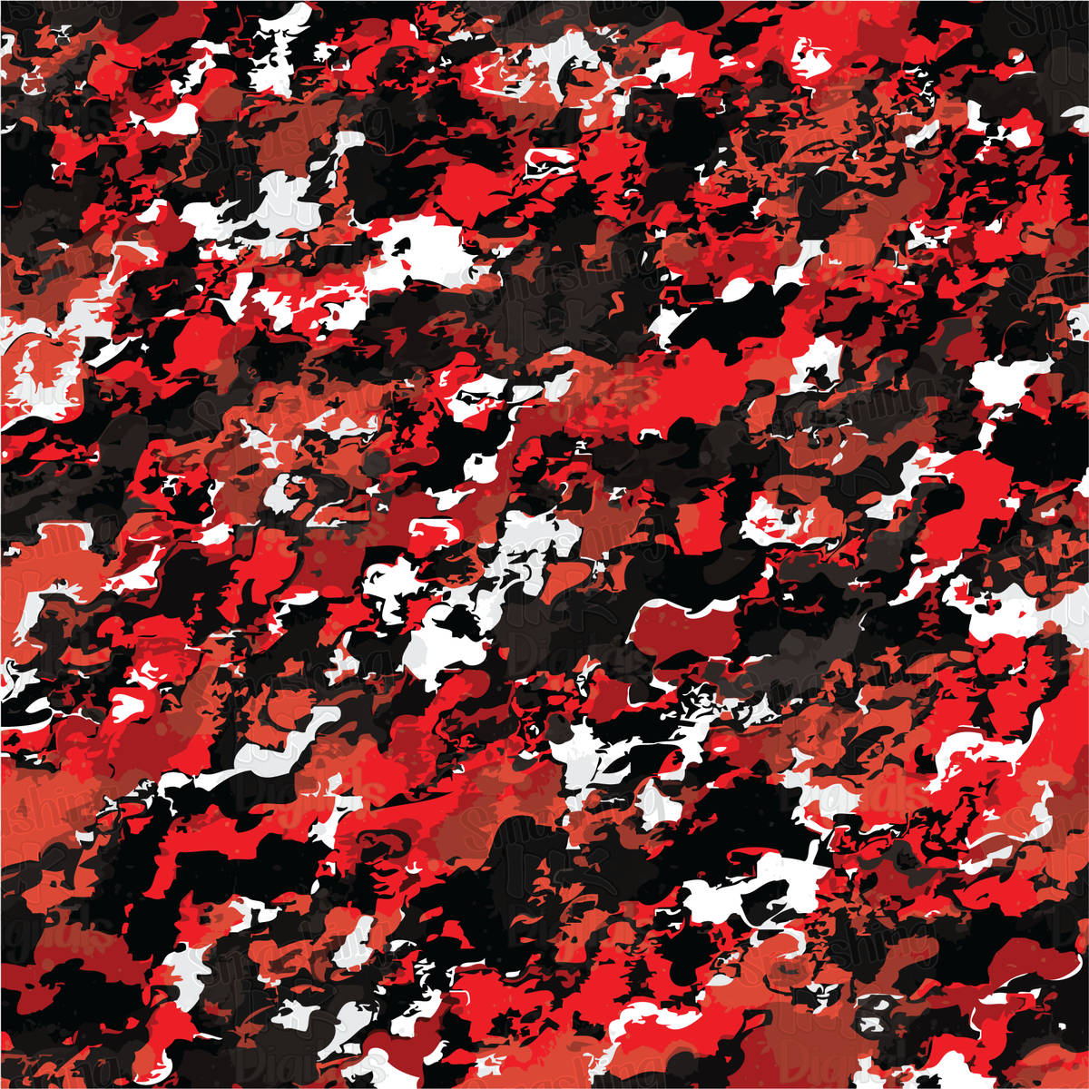 Stand Out With A Stylish Red Camo Look Wallpaper