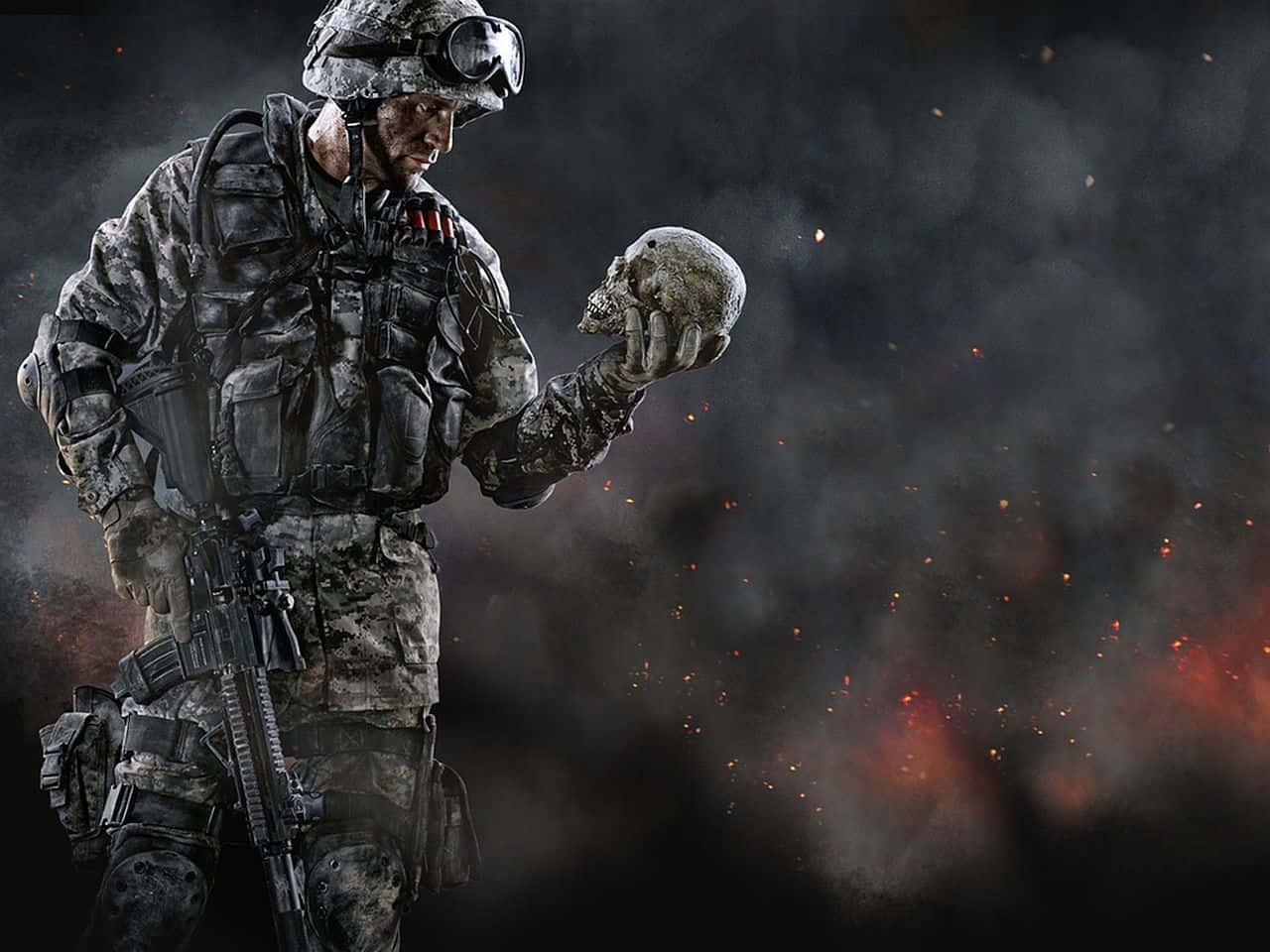 Standing In Line For Military Duty Wallpaper