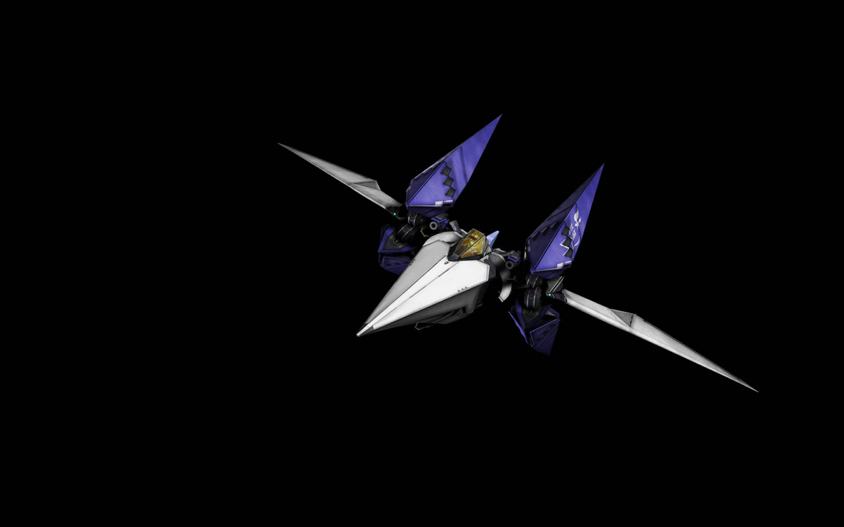 Star Fox Arwing On Black Wallpaper