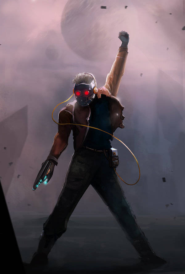 Star Lord Fist Pump Wallpaper