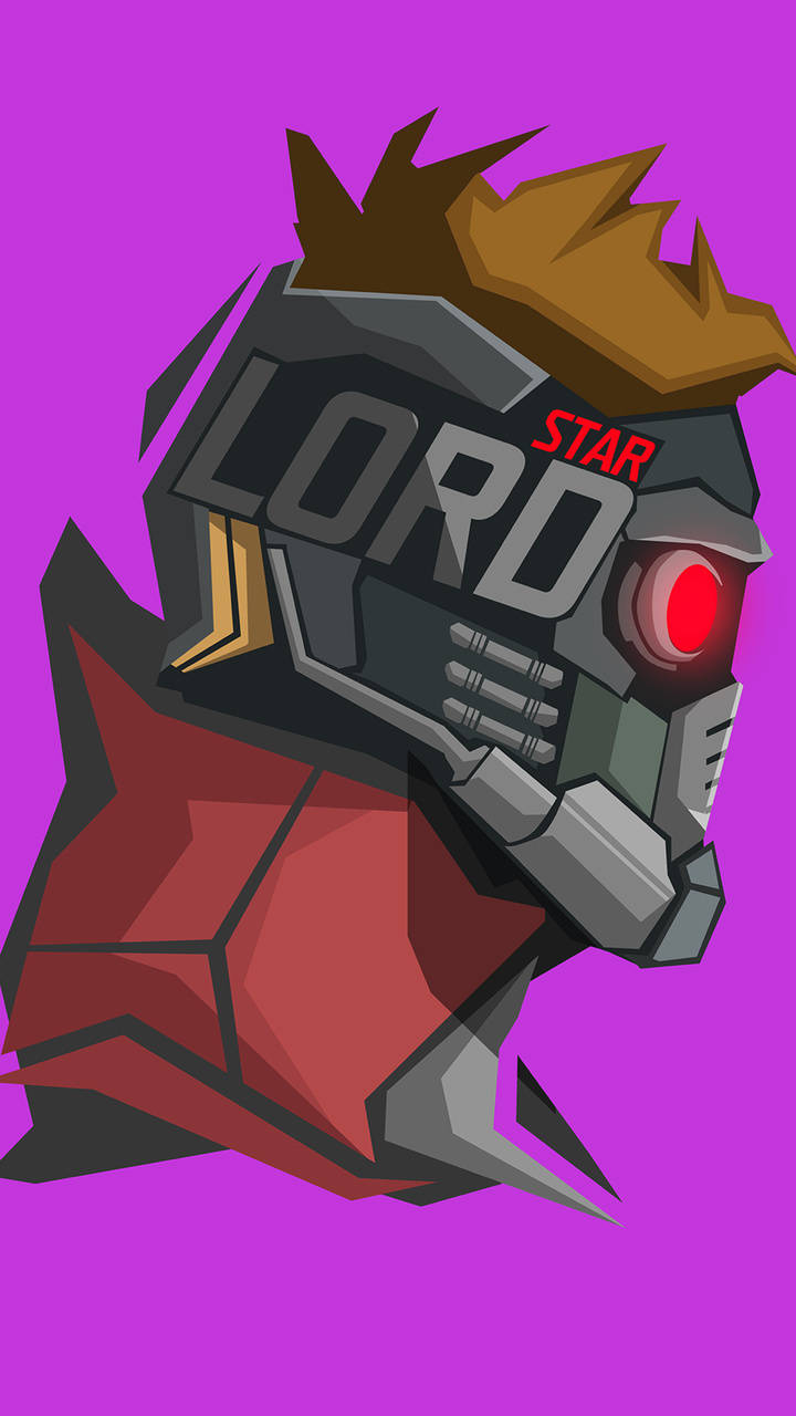 Star Lord Pink Pop Art Wallpaper