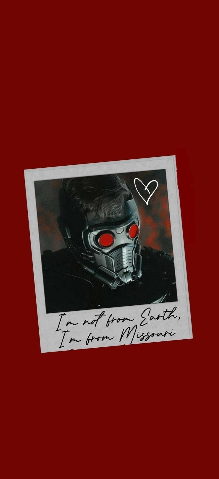 Star Lord Polaroid Wallpaper