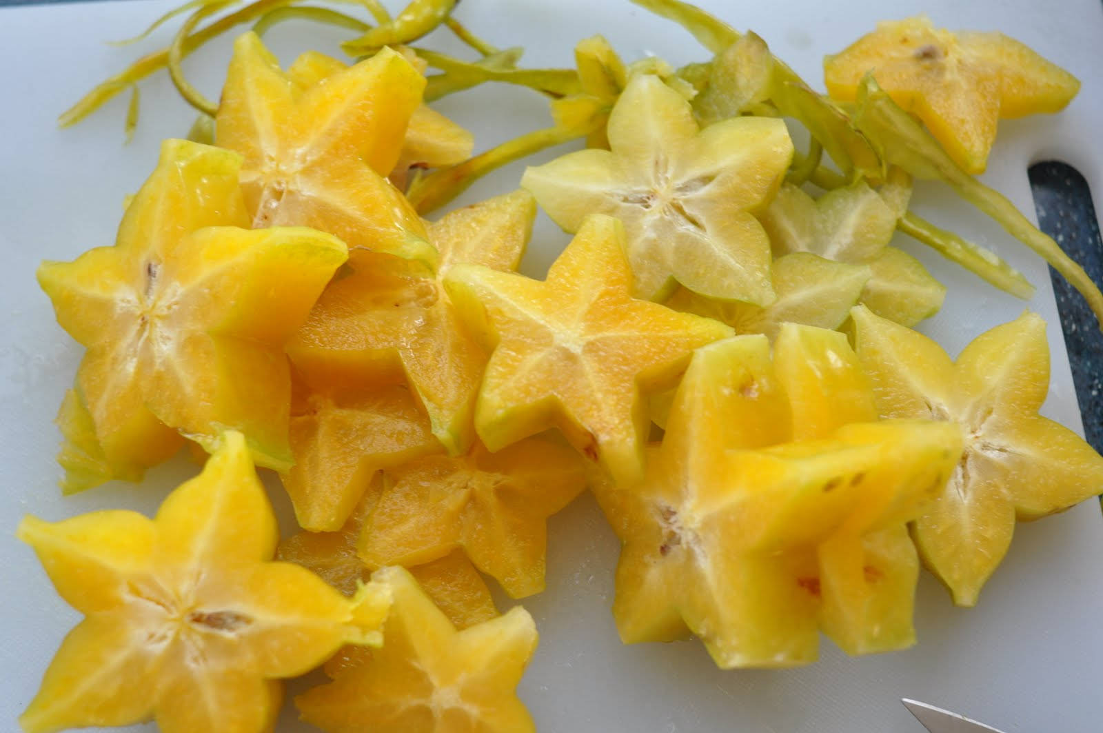 Star Shaped Slices Carambola Wallpaper