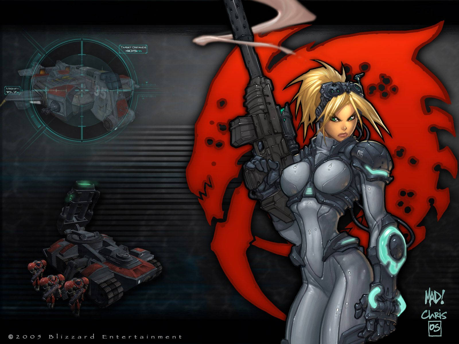 Starcraft 2 Amanda Haley Wallpaper