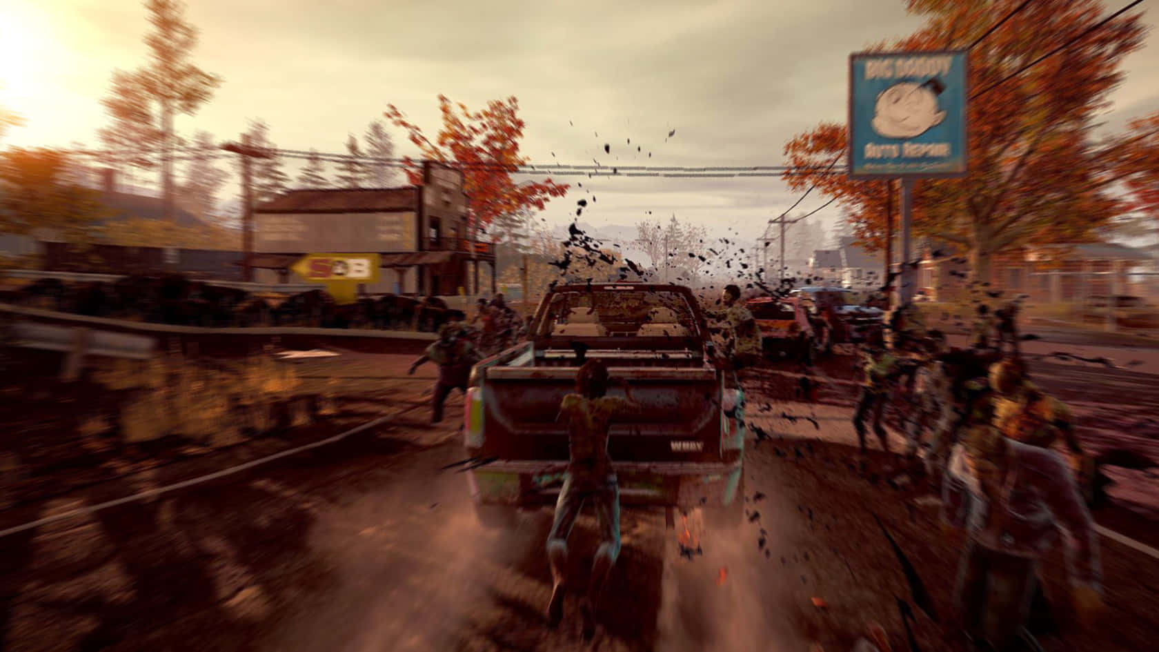 State Of Decay2 Zombie Horde Attack Wallpaper