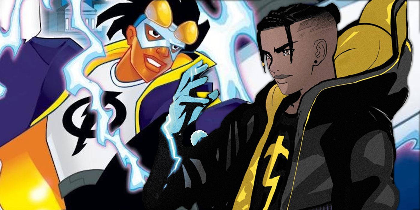 Static Shock New And Old Designs Wallpaper