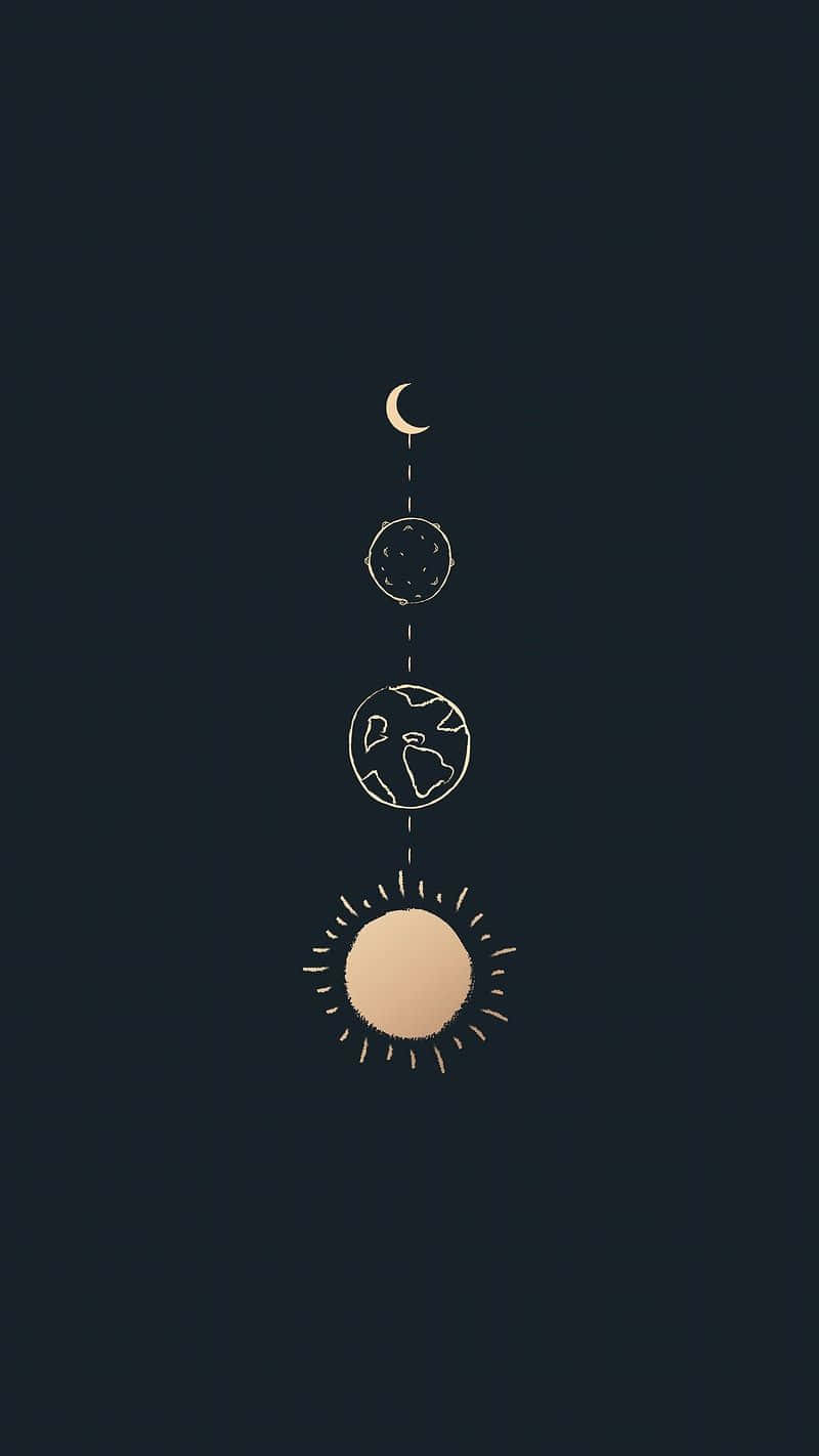 Stay Connected And Look Pretty With This Cute Phone Wallpaper
