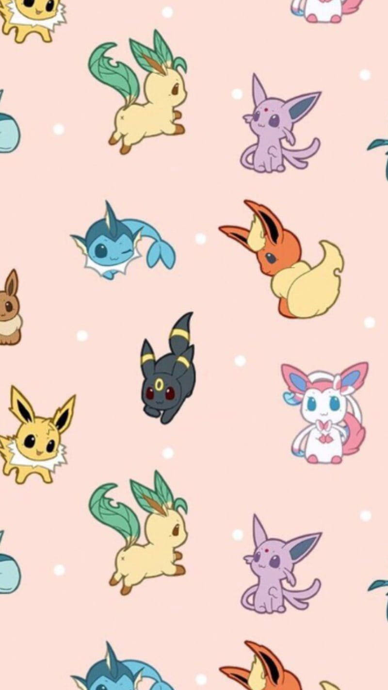 Stay Fun And Cute With The Exclusive Eevee Iphone Wallpaper