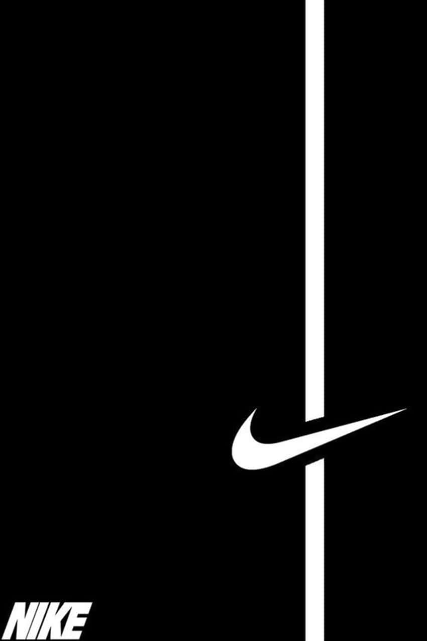 Step In Style And Stand Out With The Black Nike. Wallpaper