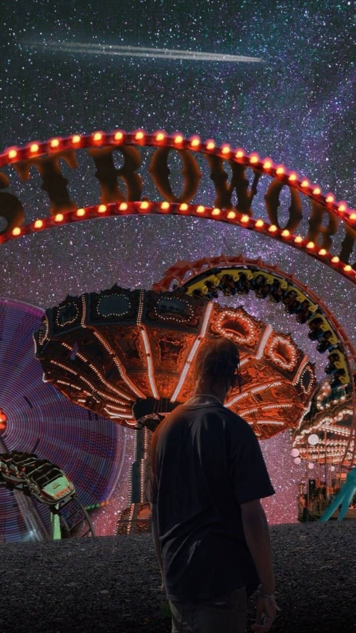 Step Inside And Experience The Thrills Of Astroworld Wallpaper