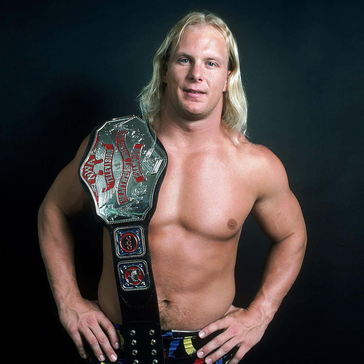 Steve Austin Heavyweight Wrestling Champion Portrait Wallpaper