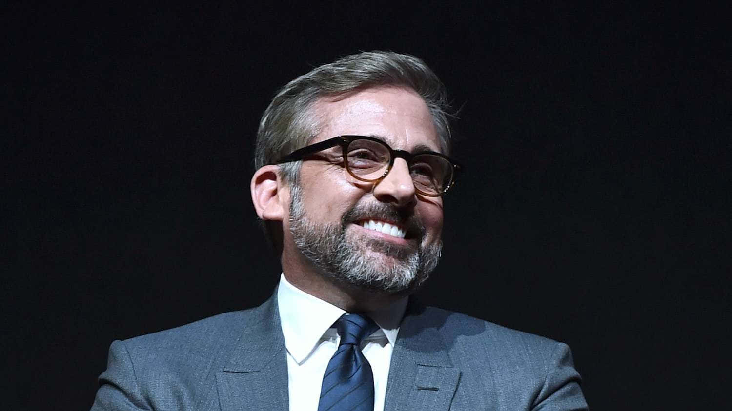 Steve Carell Cracks A Smile Wallpaper