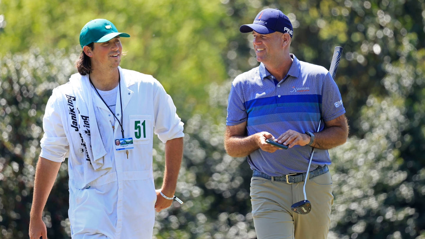 Stewart Cink Laughing With Reagan Cink Wallpaper