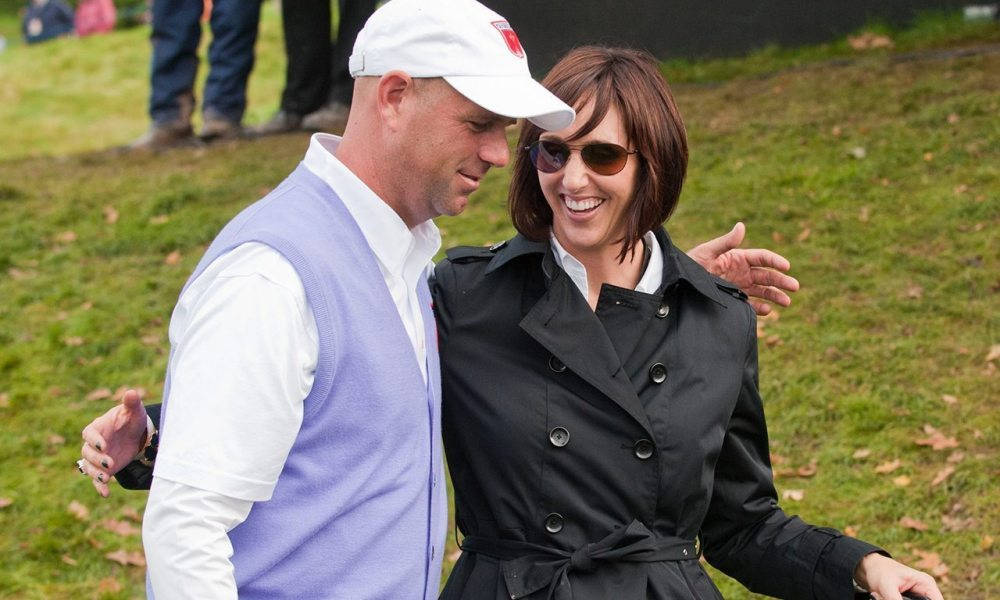 Stewart Cink Making His Wife Laugh Wallpaper