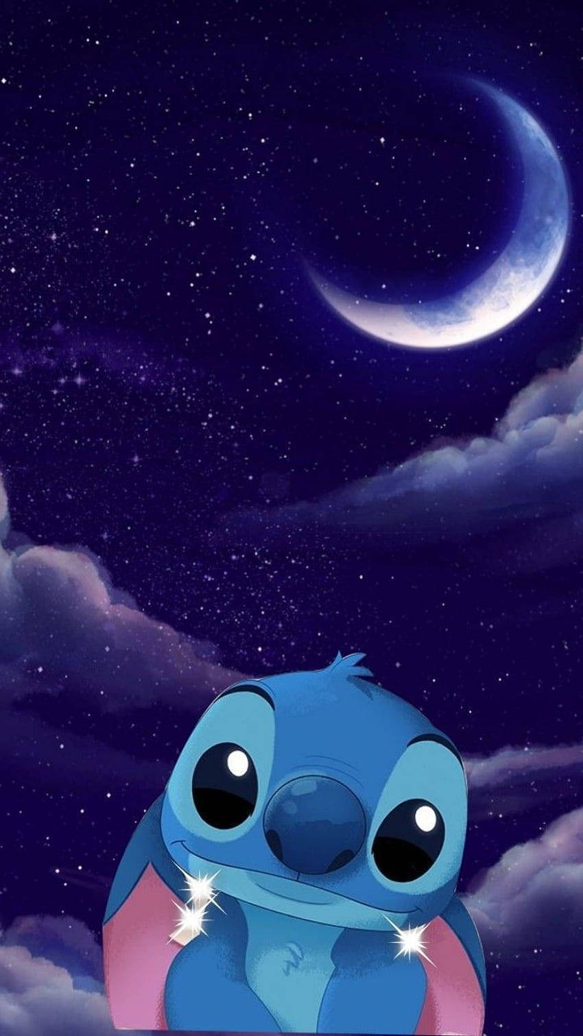 Stitch Exploring The Galaxies Wallpaper